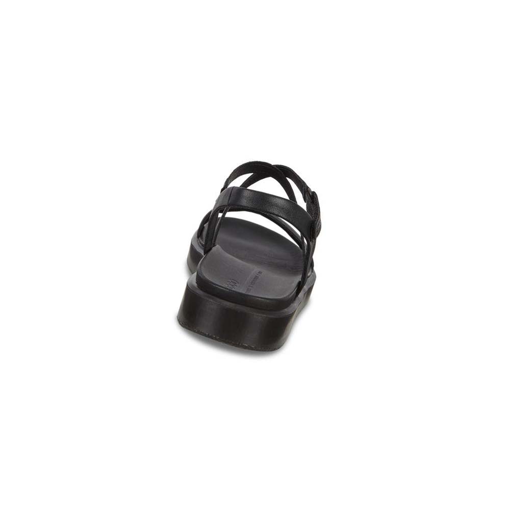 Women's Ecco Flowt Lx Sandals Black | Canada 182DFM